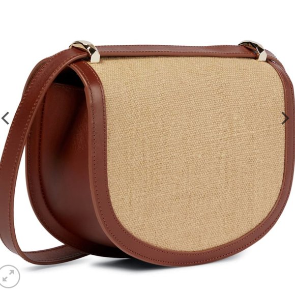 A.P.C. Geneve Jute Leather Shoulder Bag - Picture 5 of 11